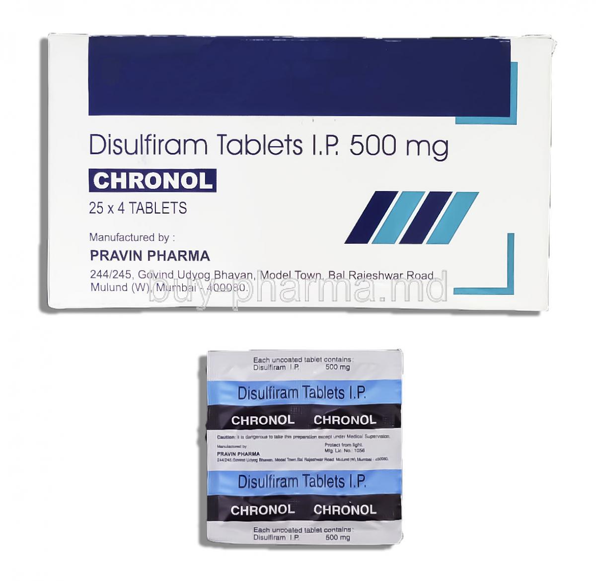 Prix Disulfiram