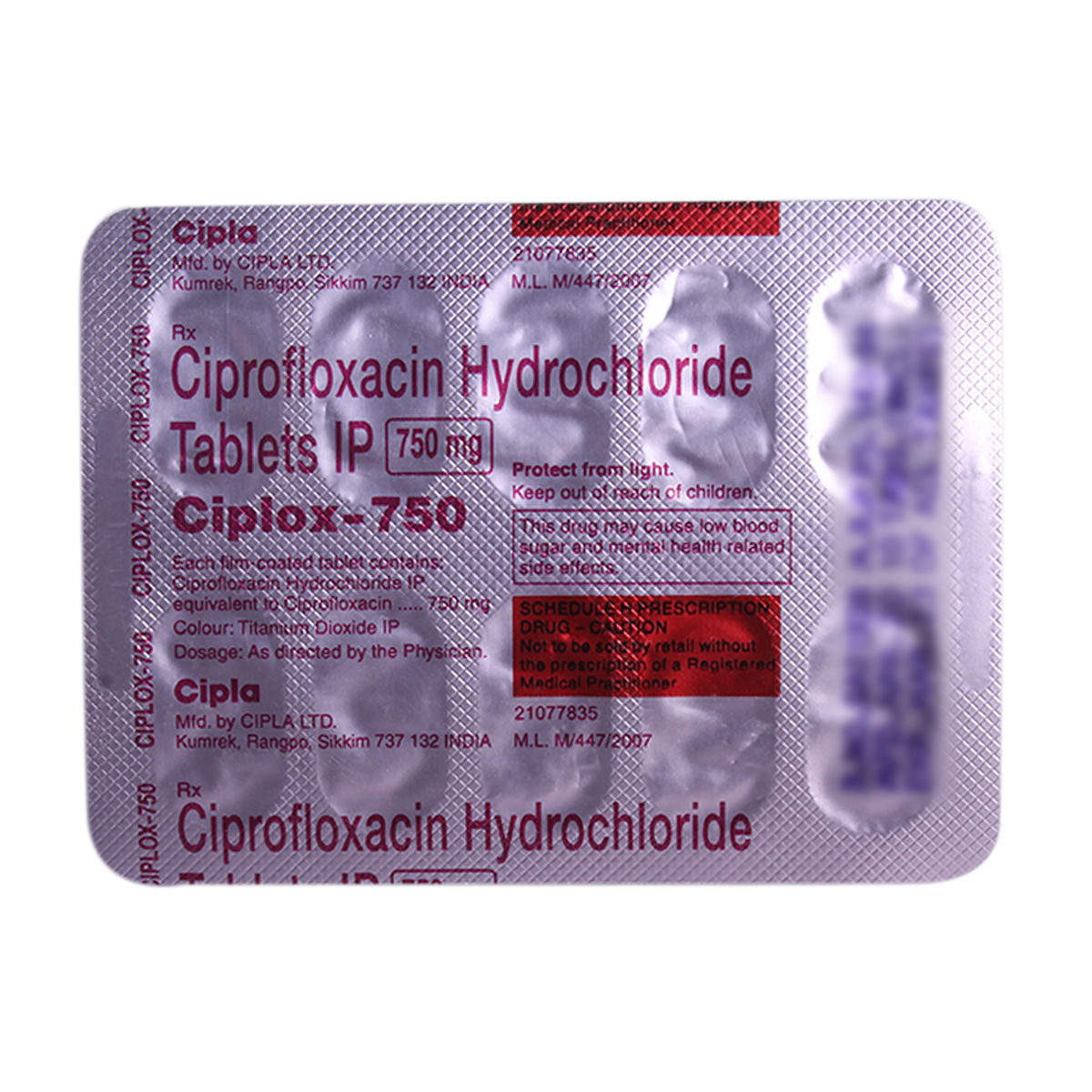 Ciplox 750mg