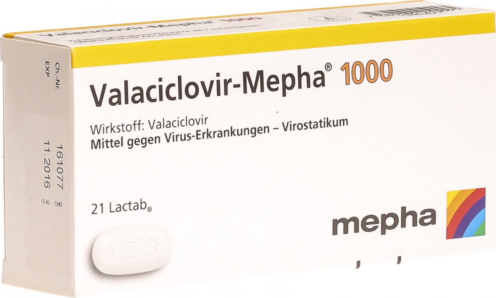 Valacyclovir 1000mg