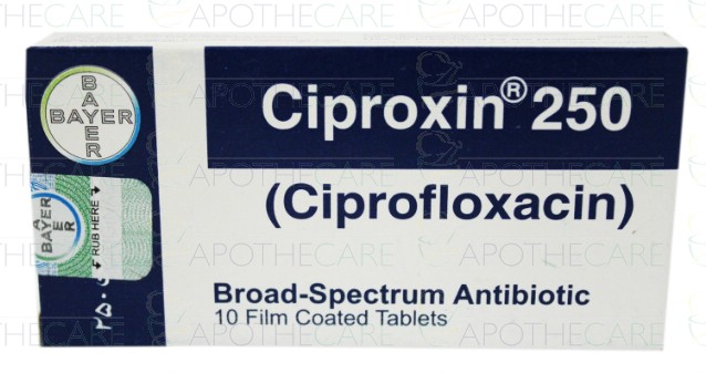 Ciprofloxacin mylan 250 mg