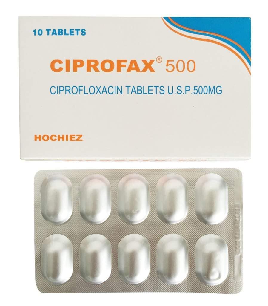 ciprofloxacin hcl 500 mg