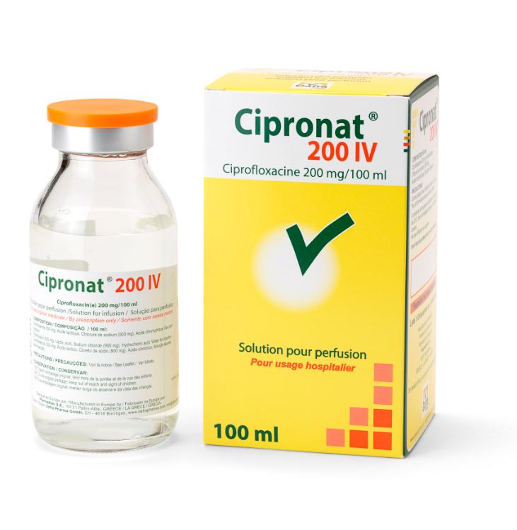 Ciprofloxacin 500mg/100ml