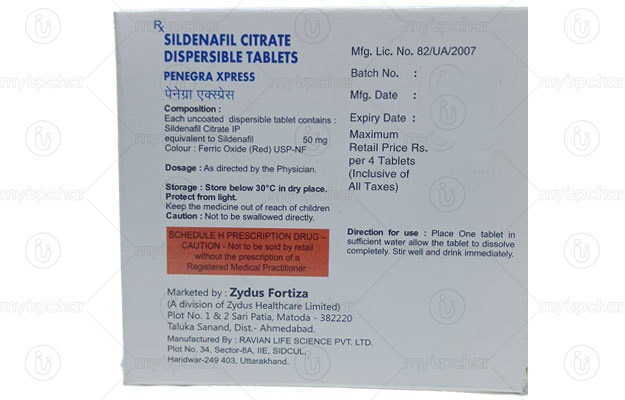 Penegra xpress 25 mg