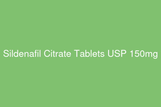 Sildénafil 150mg