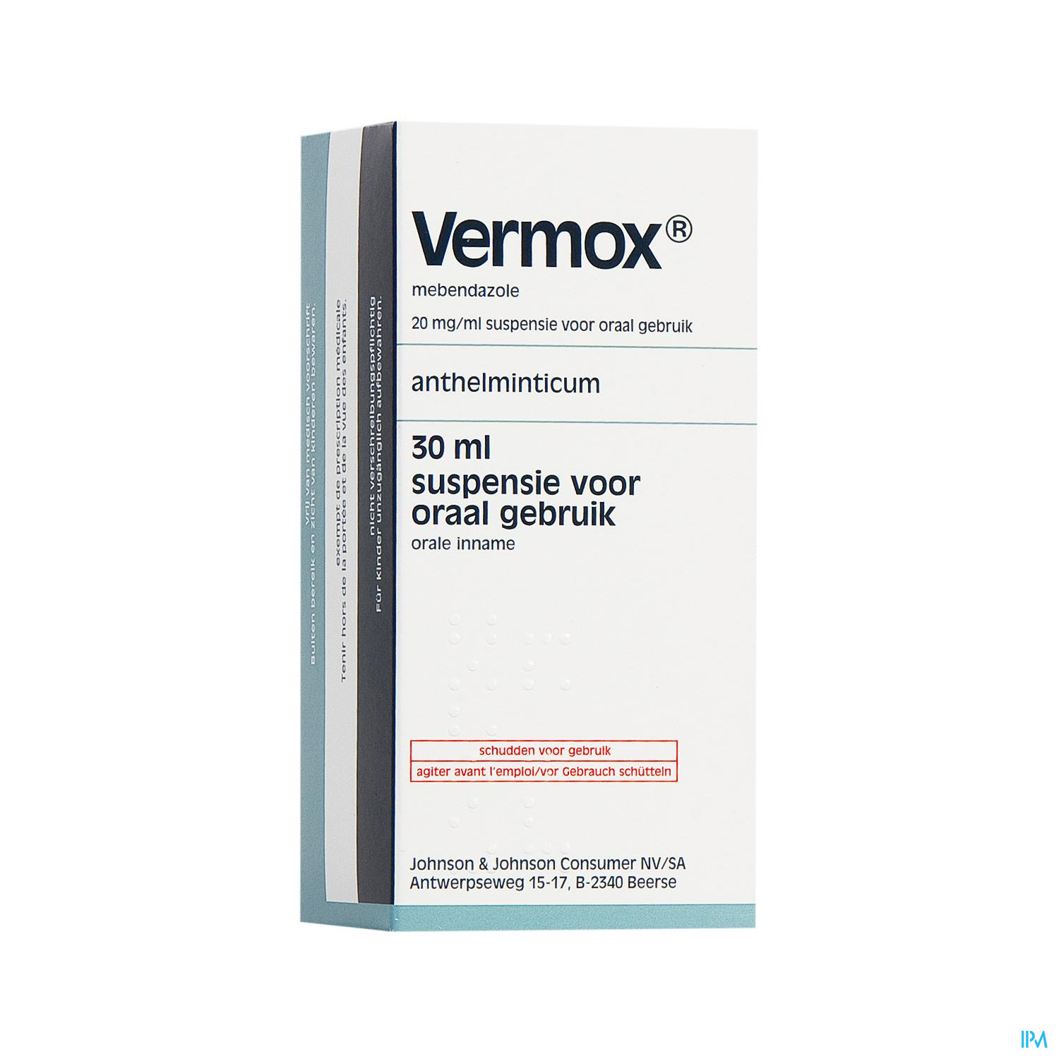 Mebendazole France