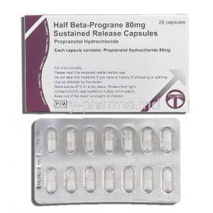 Propranolol 80mg mr