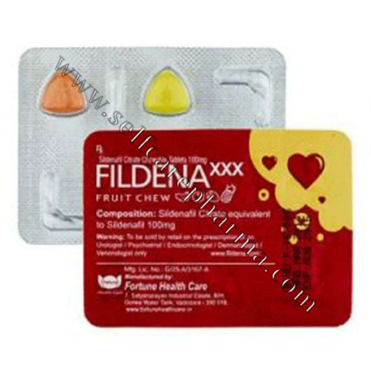 Fildena fruit chew 100 mg
