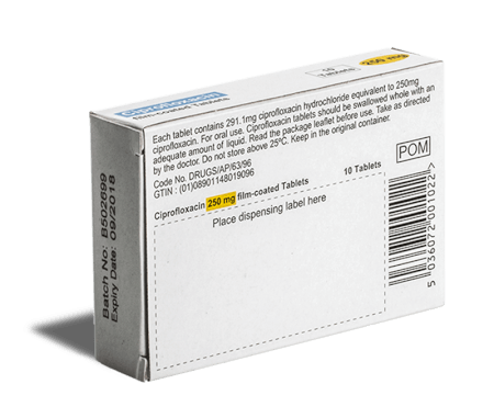 Commander du ciprofloxacin generique