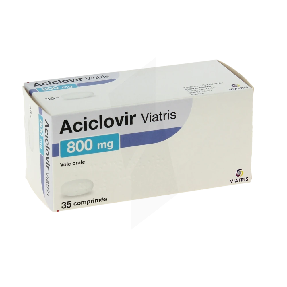 Aciclovir 800 prix belgique