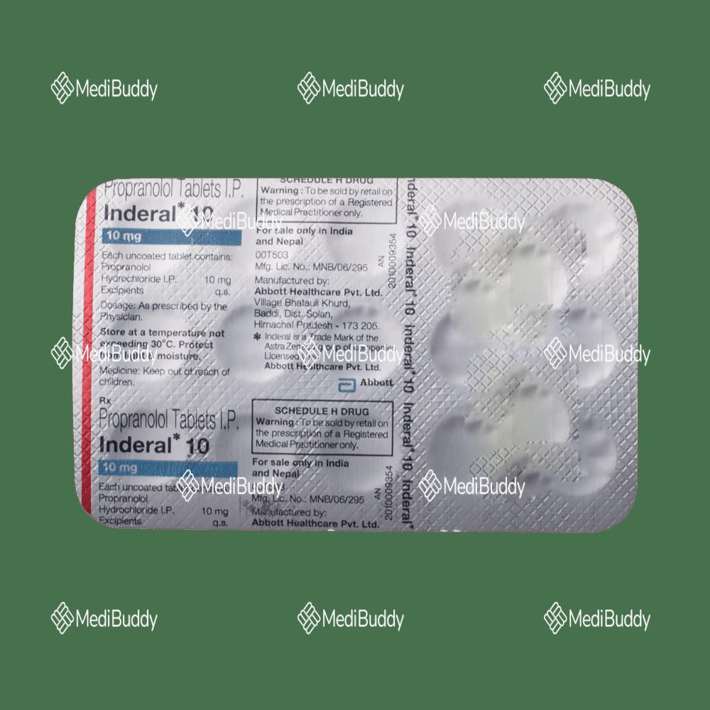 Inderal De 10mg