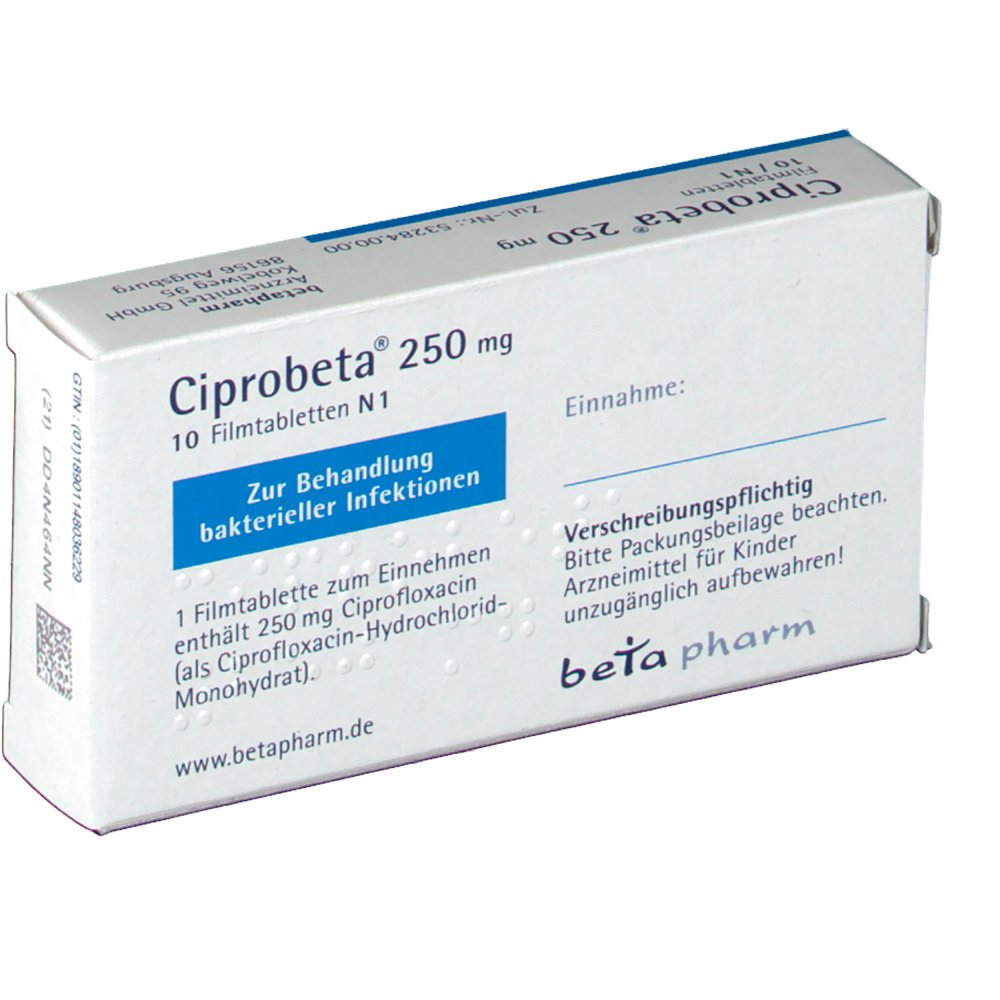 Ciprofloxacin genericon 250 mg