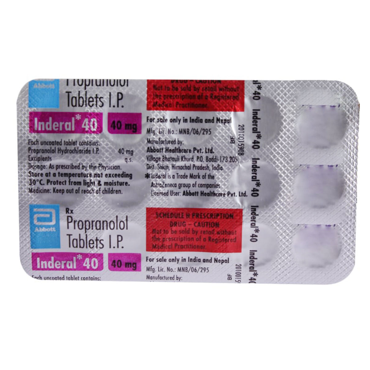 Commander propranolol générique