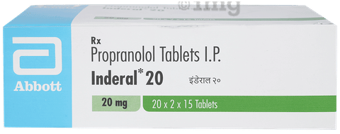 Propranolol inderal 20 mg