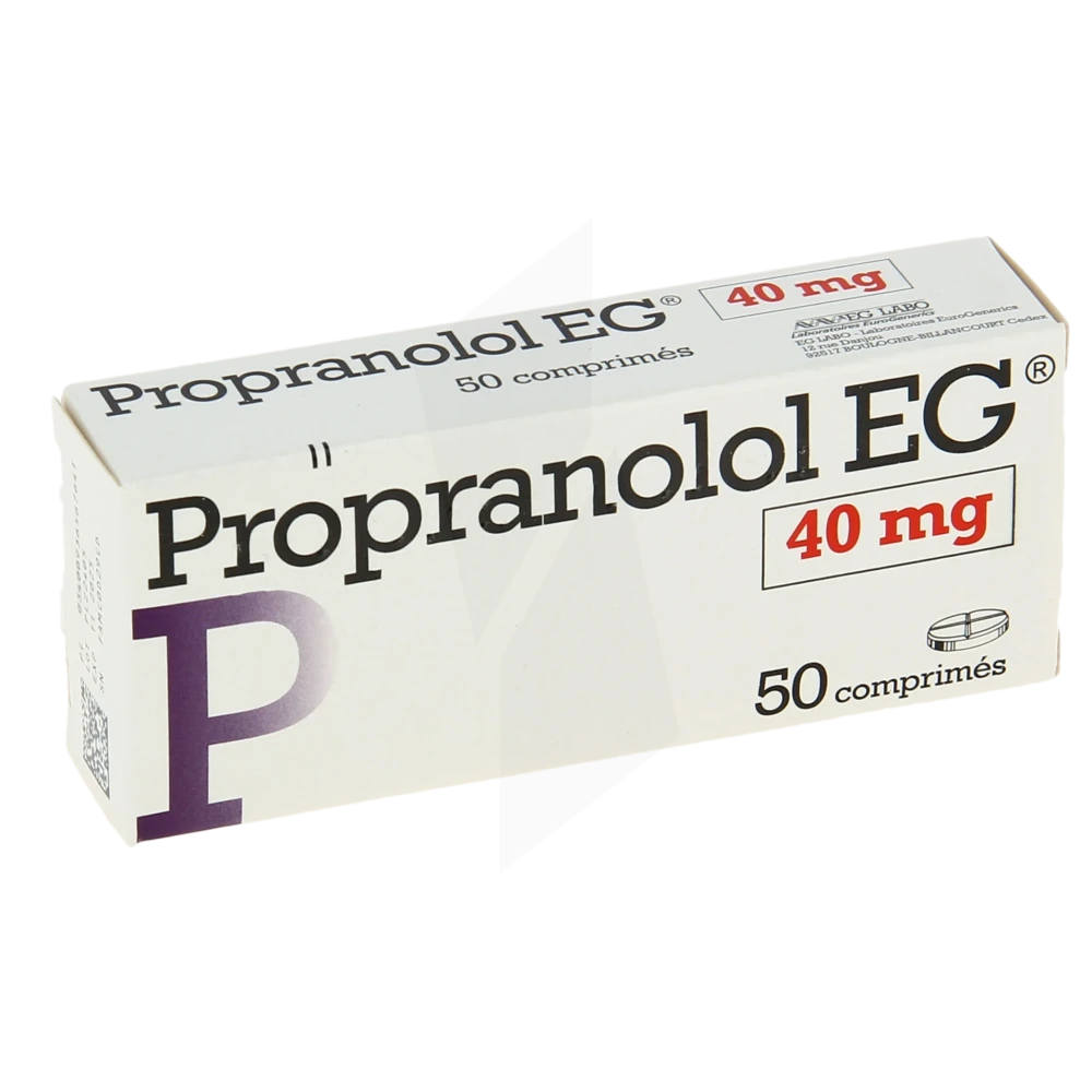 Propranolol pharmacie prix