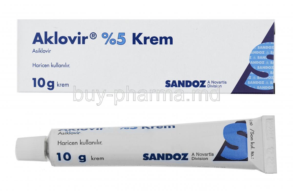 Aciclovir creme acheter