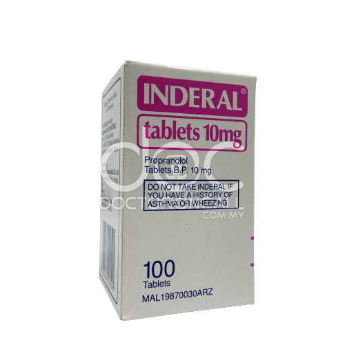 Inderal 10mg 50tab