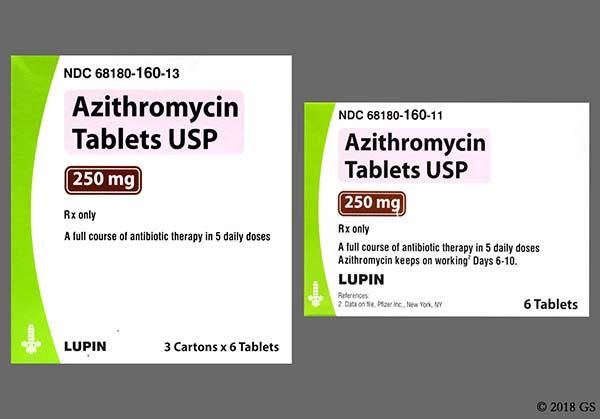 Azithromycin usp 250 mg