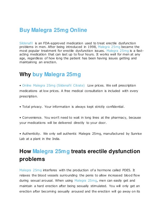 Malegra 25mg