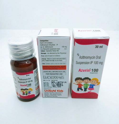 Azithromycin dihydrate 100 mg
