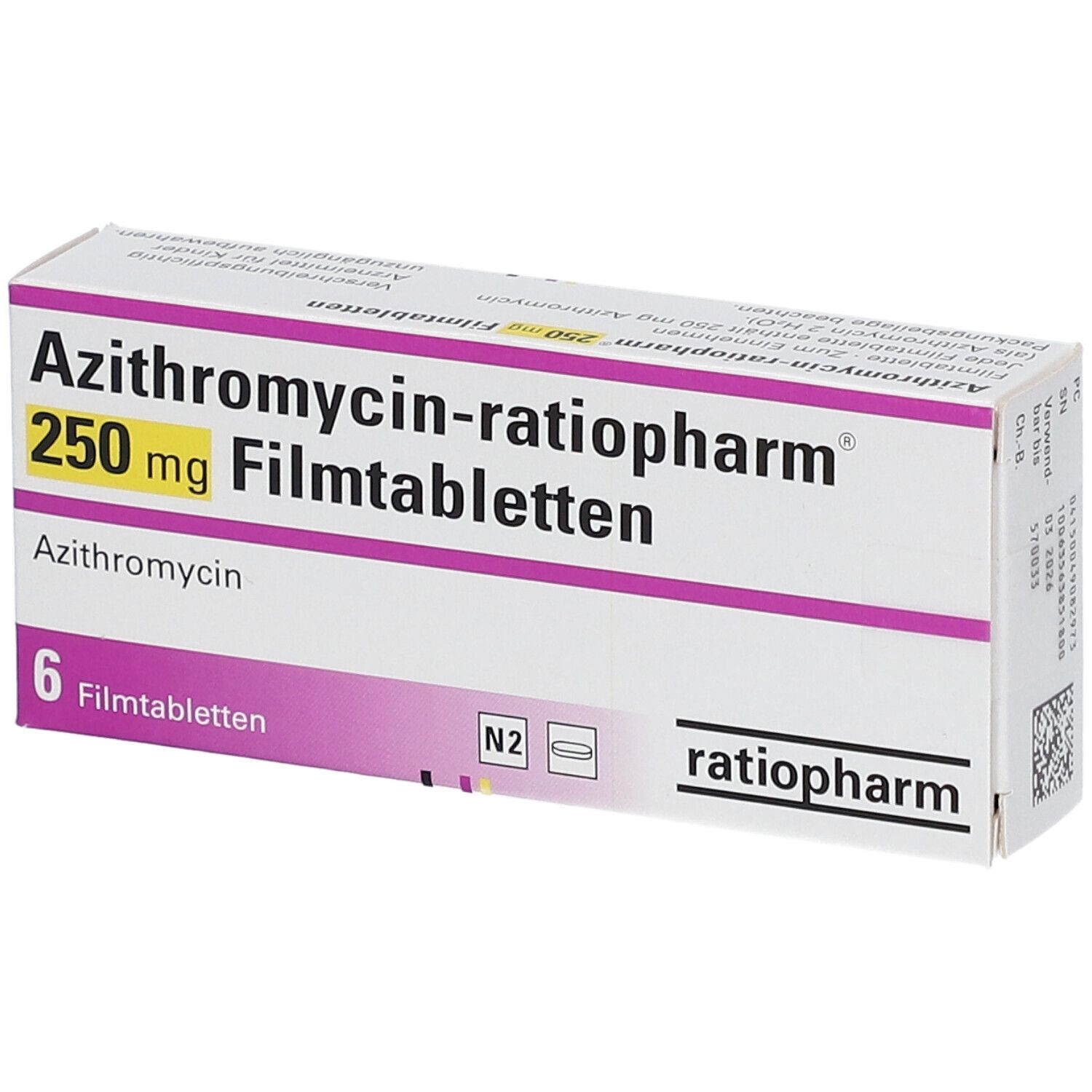 Jamp Azithromycin 250 Mg