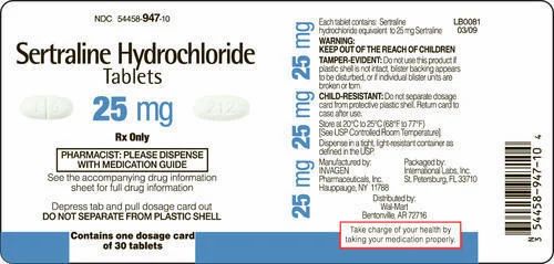 Sertraline 25mg Ocd