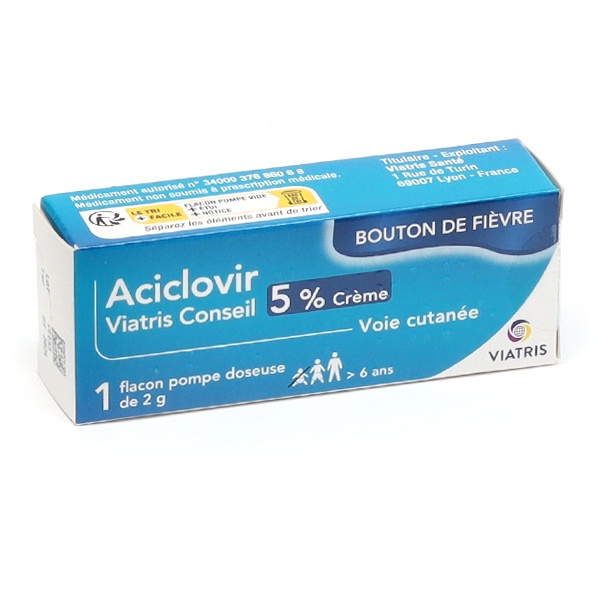 Prix aciclovir comprimés