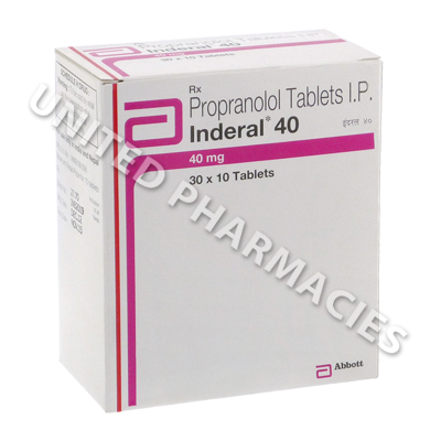 Inderal 40 mg 50 tabs