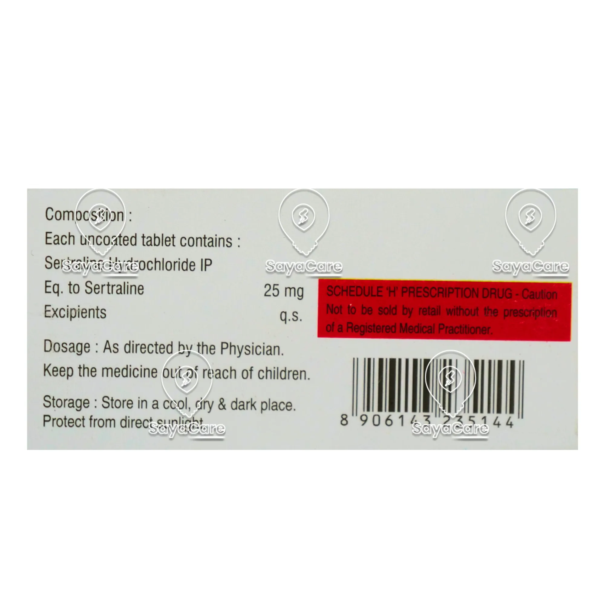 Sertraline 25 Mg Od