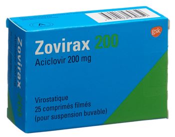 Zovirax pommade prix