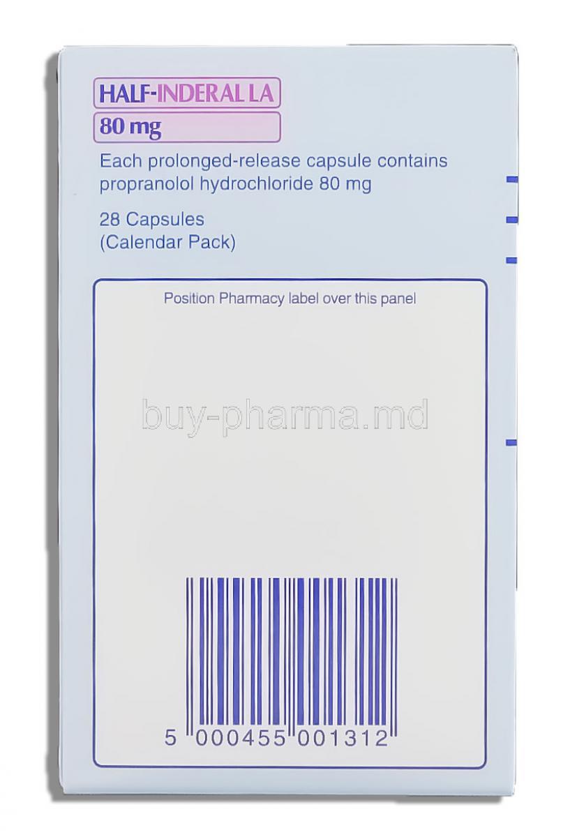 Propranolol chlorhydrate 80 mg