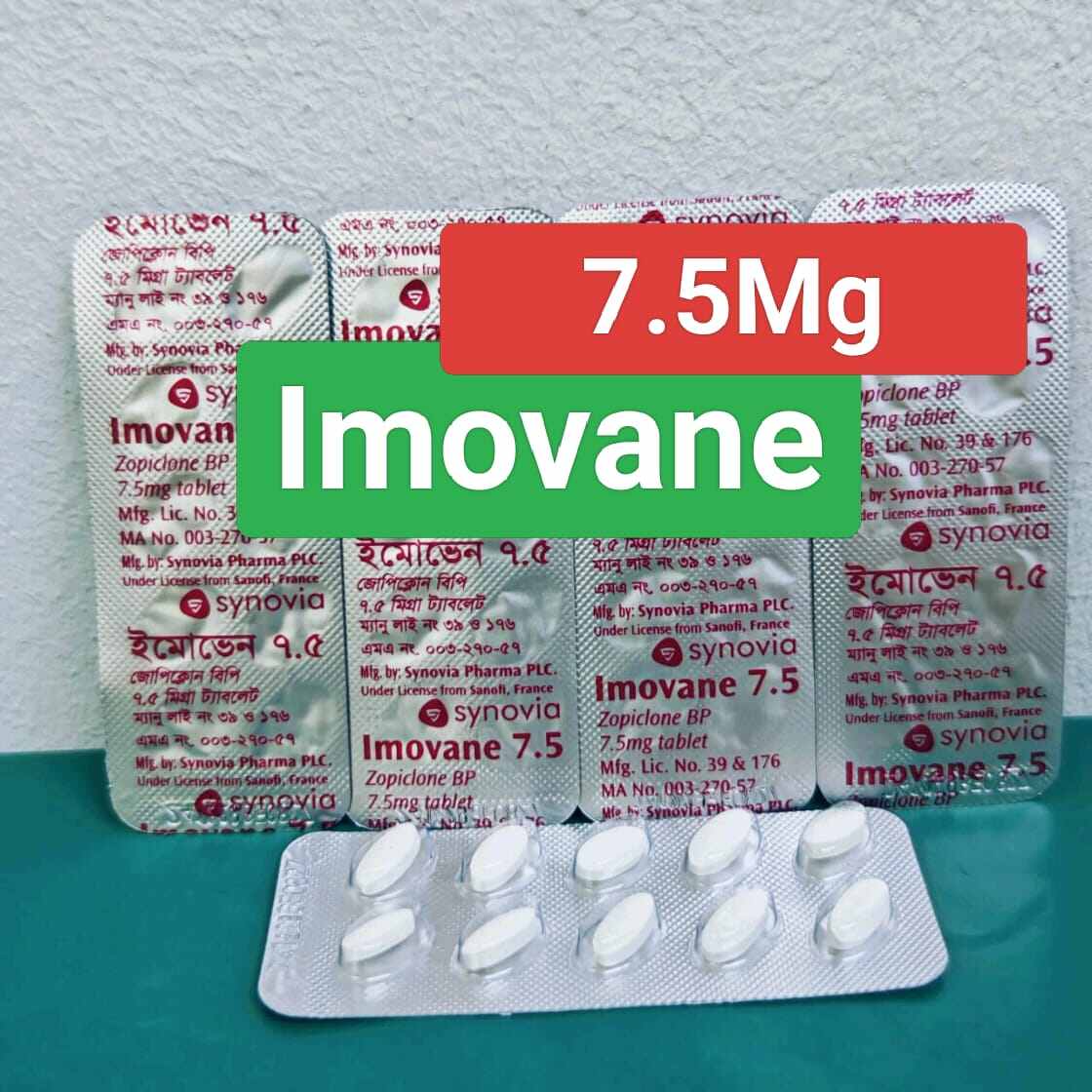 Prix imovane 7 5mg