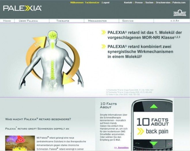Palexia pilule