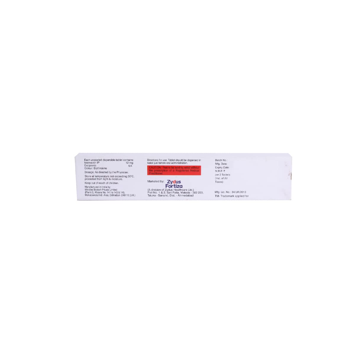 Ivermectin 12 Mg Zydus