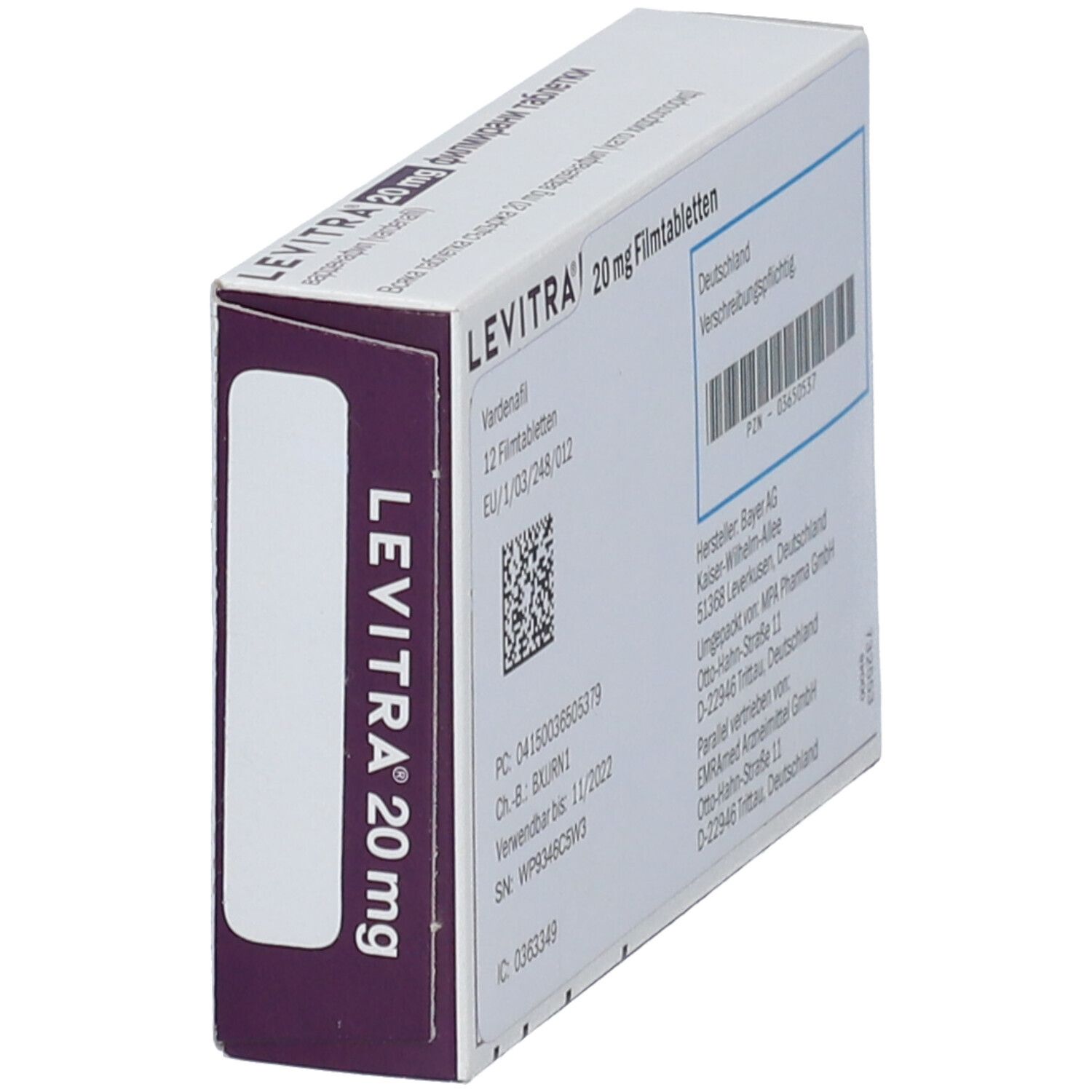 Levitra Tabs 20mg