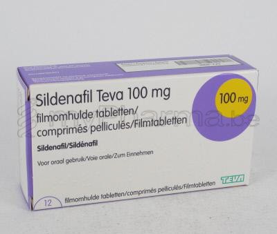 Sildenafil 100 mg prix belgique