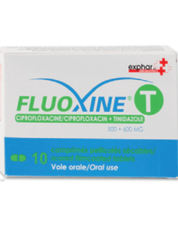 Ciprofloxacin 500mg tinidazole 600 mg