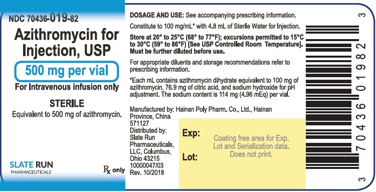 Zithromax 500 mg vial