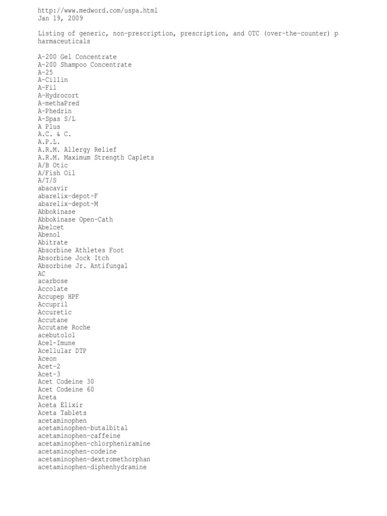 Monodox Sans Ordonnance