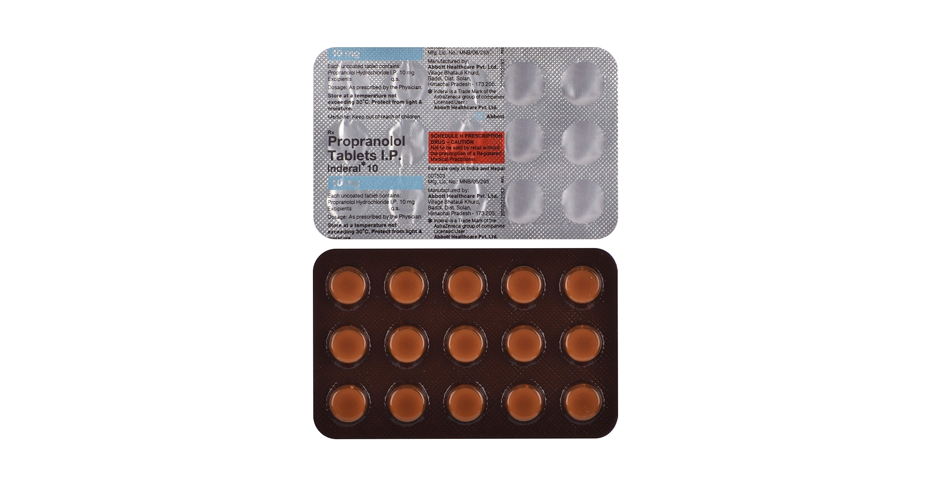 Inderal 10 mg spc