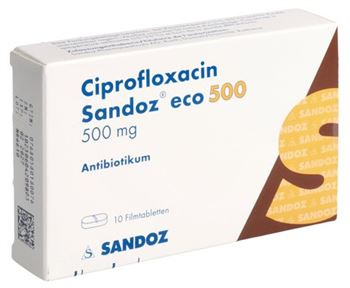 Ciprofloxacin 500 mg 2x1