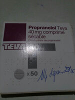 Propranolol Prix