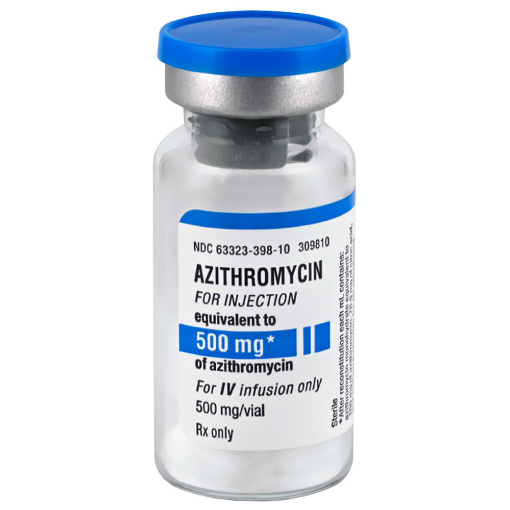 Zithromax 500 mg vial