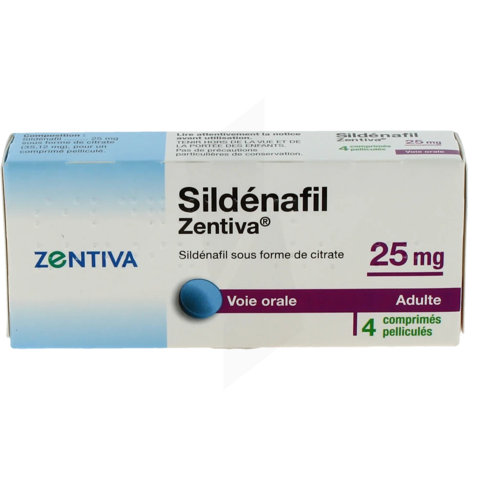 Sildenafil zentiva 25 mg