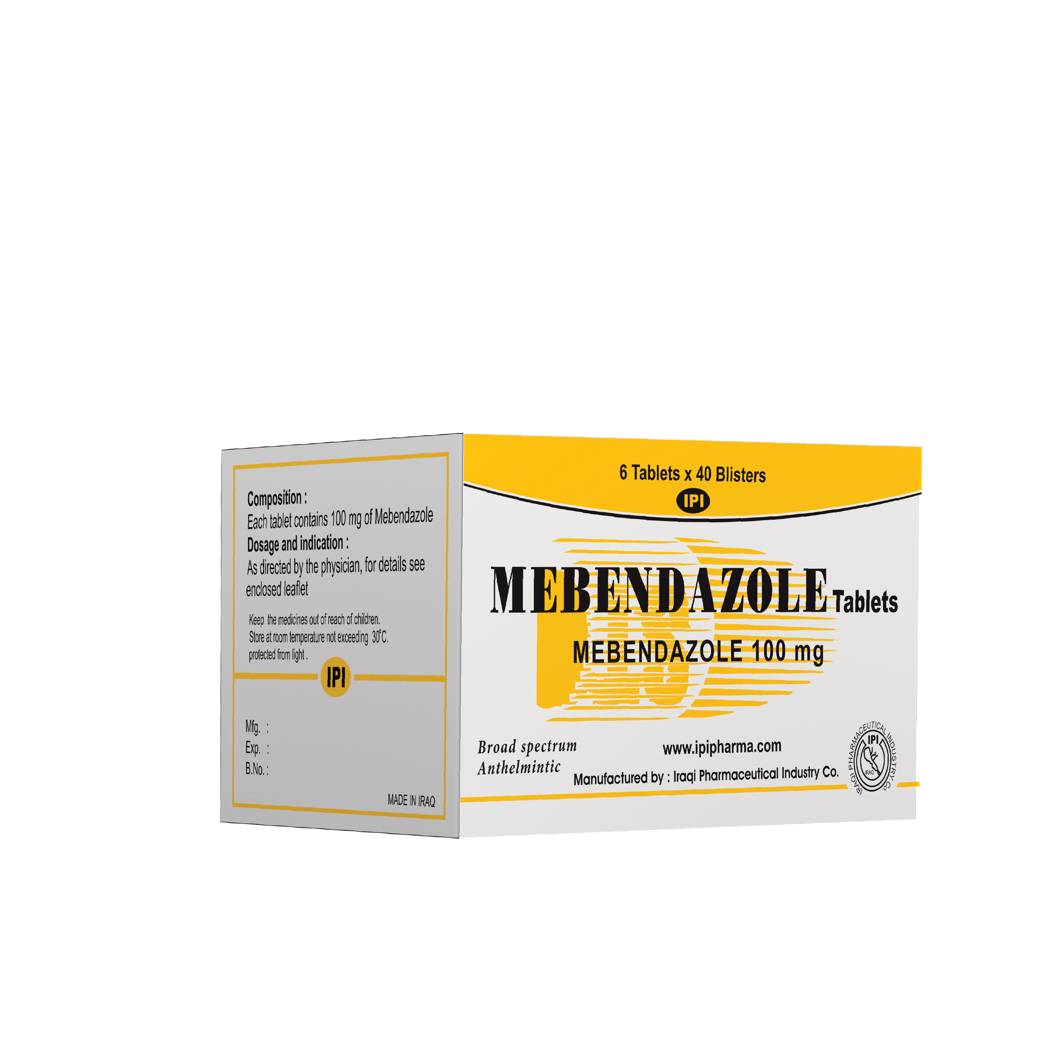 Commander du mébendazole