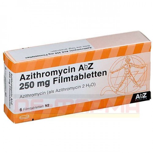 Azithromycin Ratiopharm 250mg