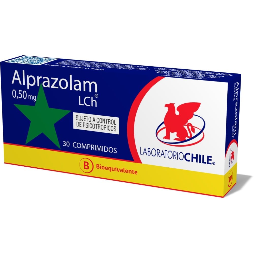 Alprazolam 0.5 mg en la noche