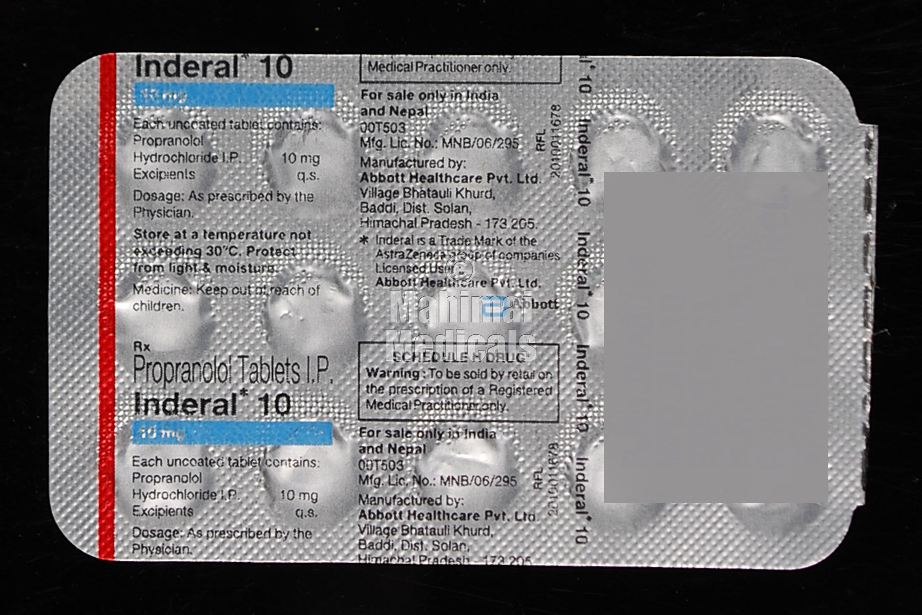 Inderal 10mg