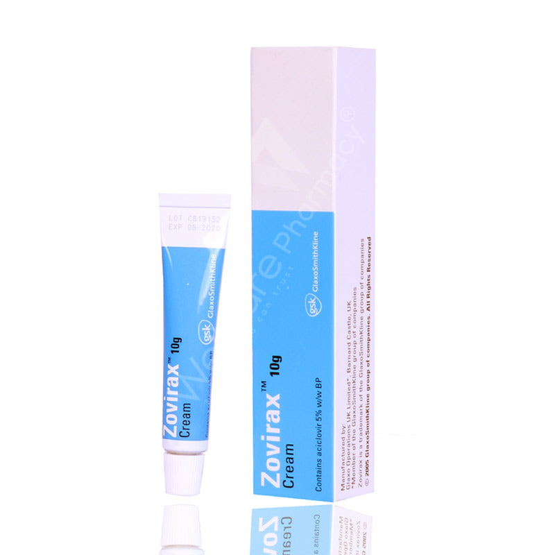 Zovirax 5 crème en tube de 10g prix