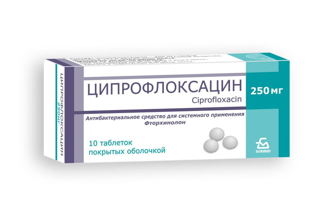 Ciprofloxacin mylan 250 mg