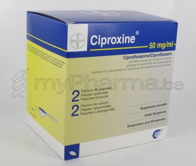 Coût ciprofloxacin